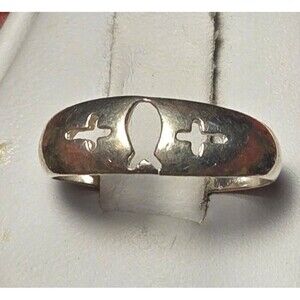 Vintage sterling silver ring sz 5.5